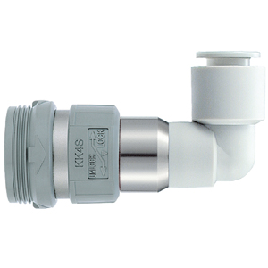 SMC KKS-L S-Couplers (Elbow Type with One-touch Fitting)