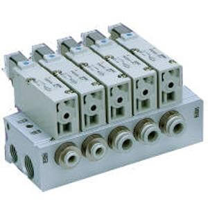 SMC VV3QZ200 Base Mounted Manifold